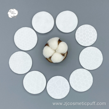 Hydrophilic Plain Round Cosmetic Cotton Pads.